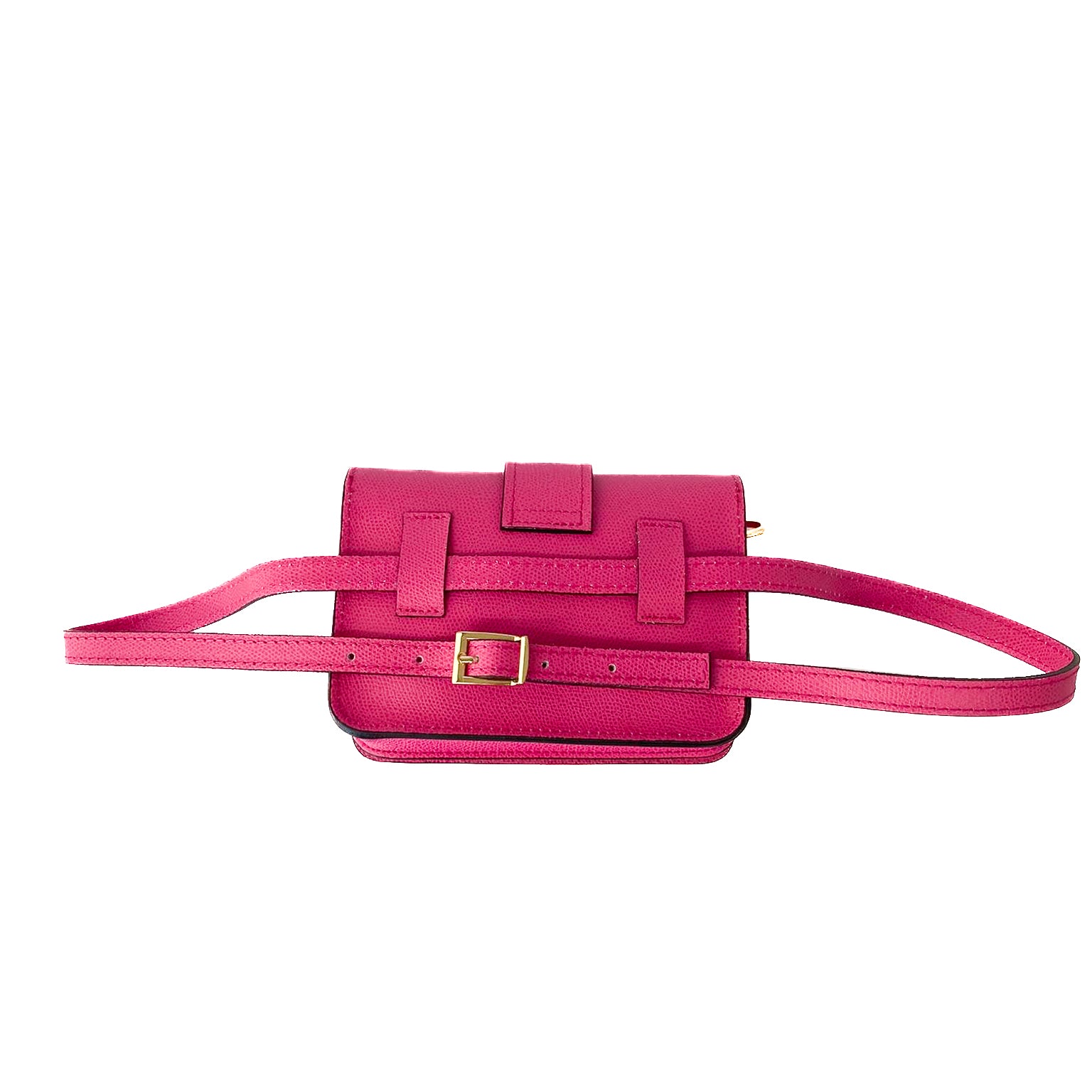 CREMONA-BAG-borsa-pochette-marsupio-vista-posteriore-passanti-lontana-vitello-fucsia