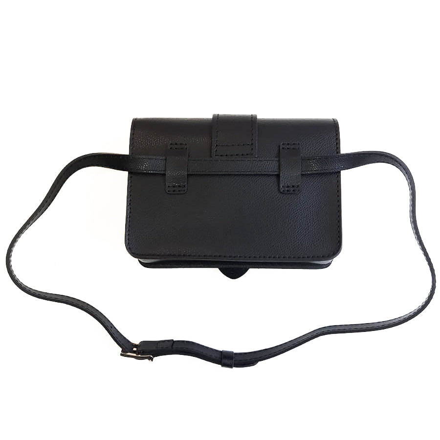 CREMONA-BAG-borsa-pochette-marsupio-vista-dietro-cinta-vitello-nero