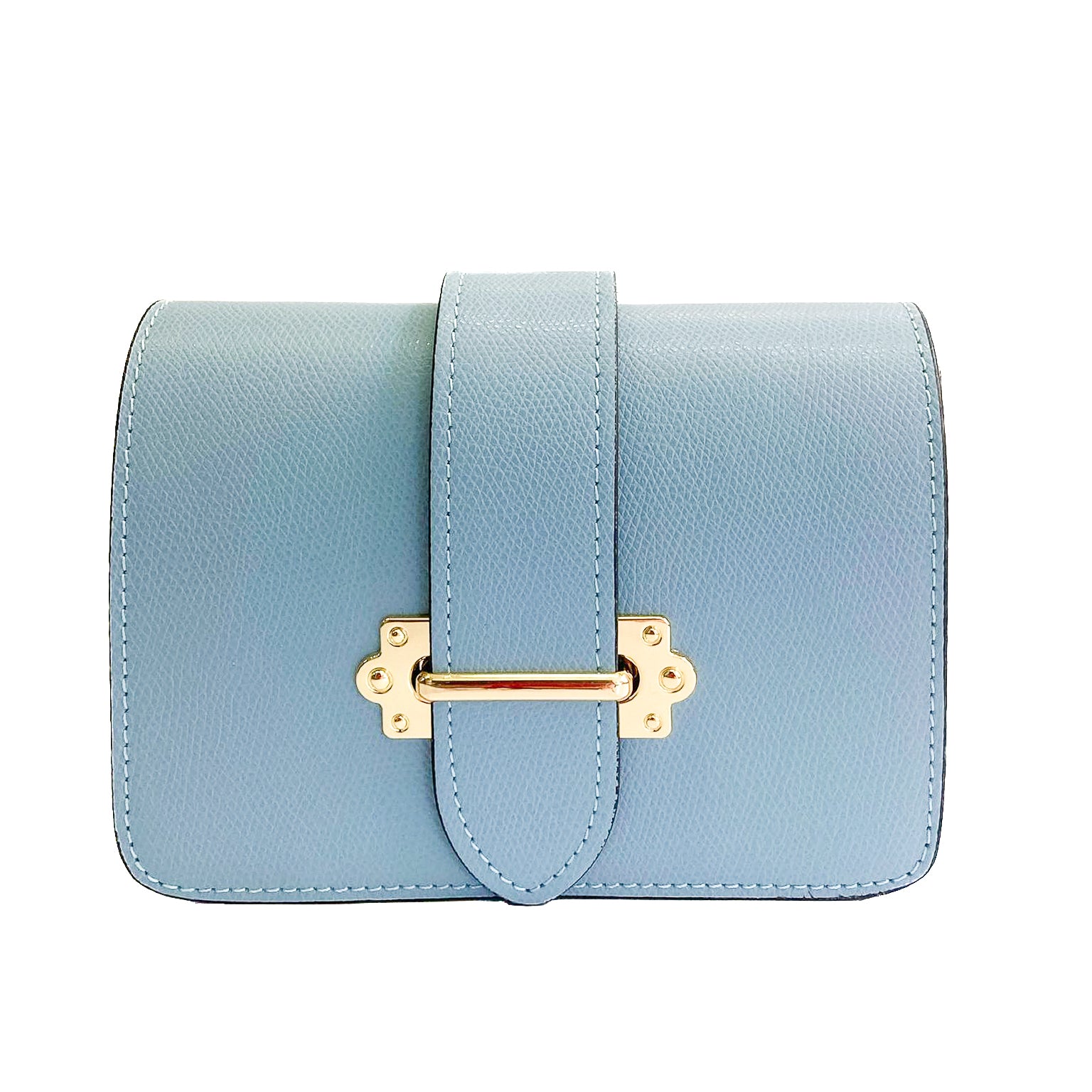 CREMONA-BAG-borsa-pochette-marsupio-vista-frontale-vitello-celeste