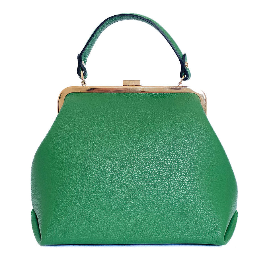 DIONEA-BAG-borse-vista-frontale-manico-vitello-verde