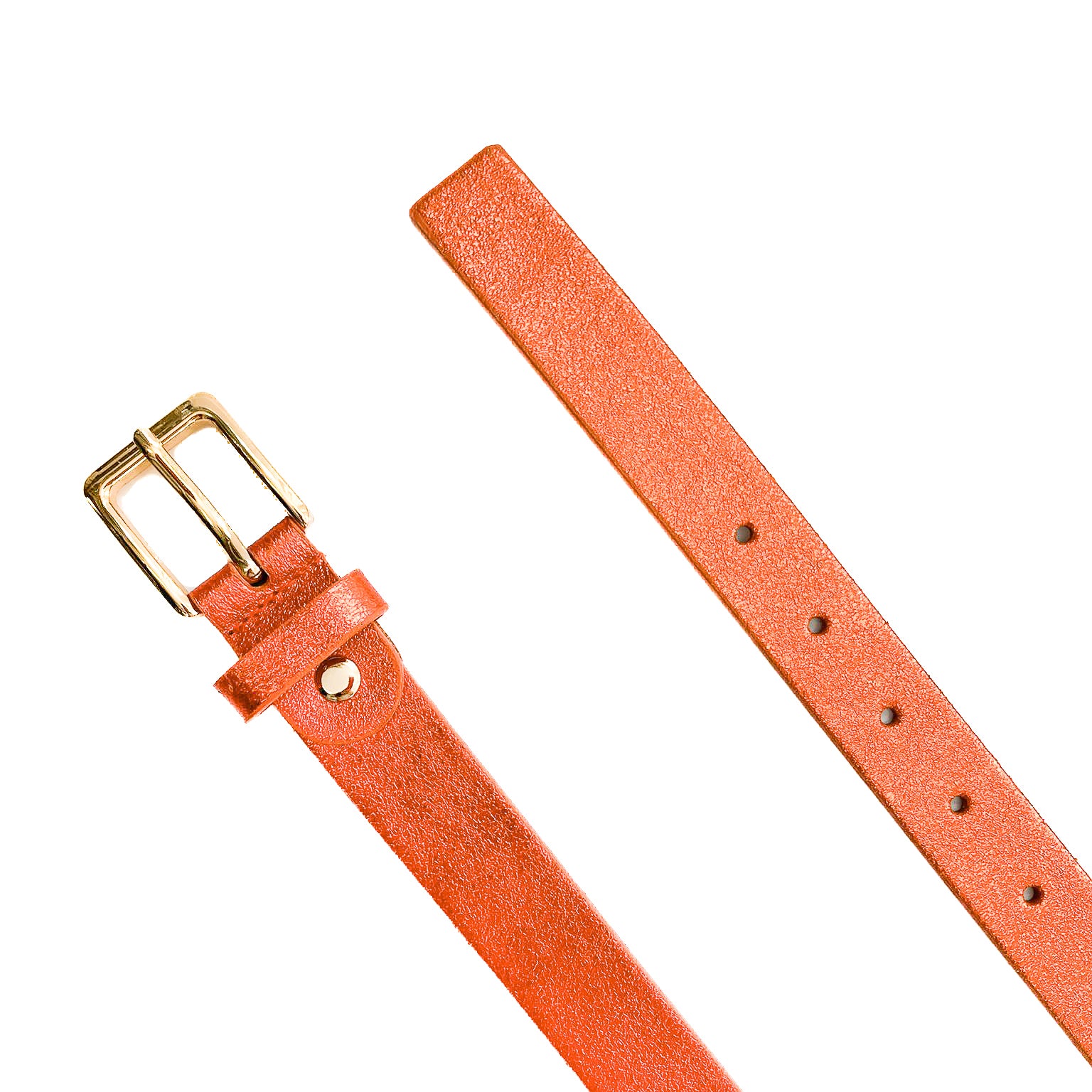 EMILIE-BELT-accessori-vista-dettagli-vitello-laminato-arancione