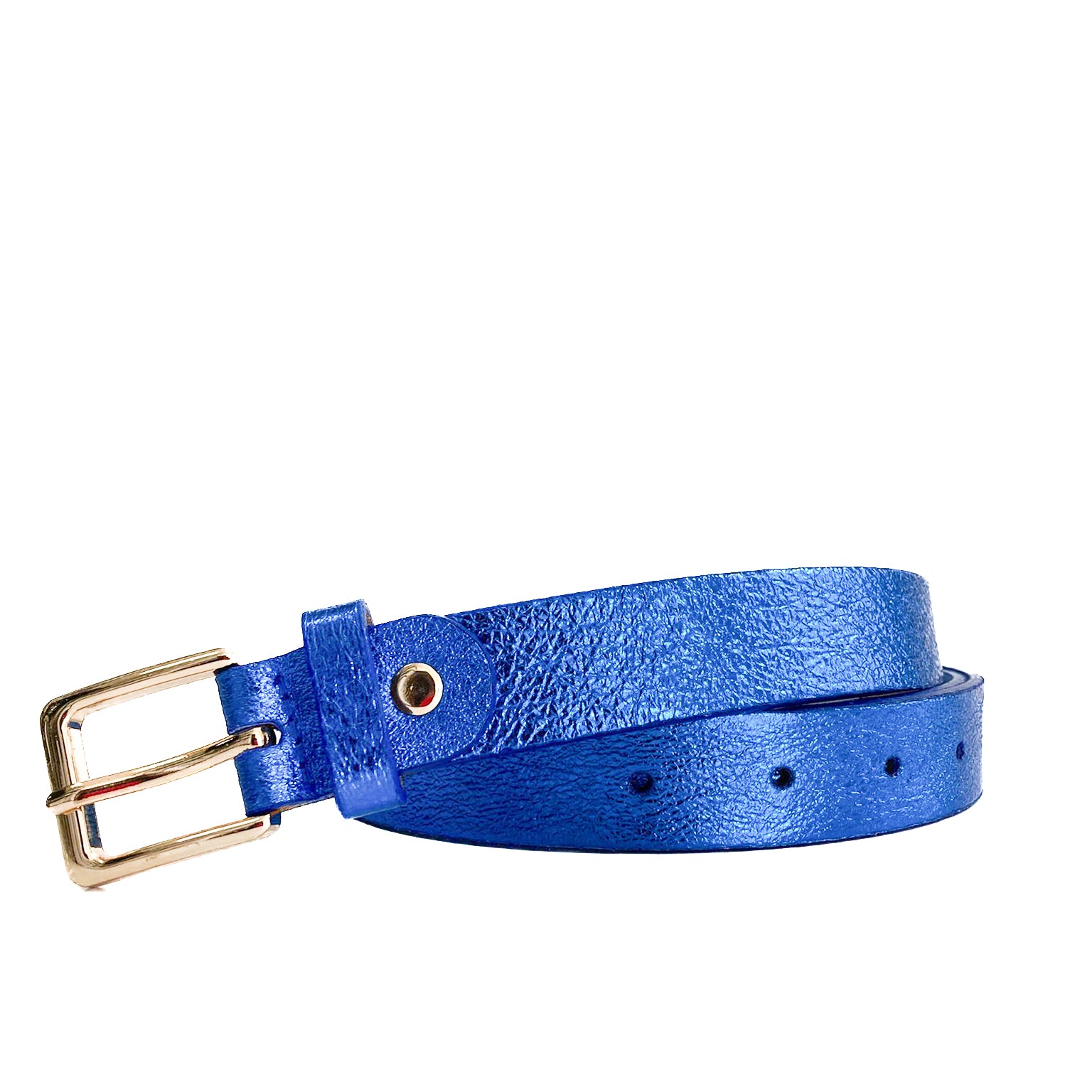 EMILIE-BELT-accessori-vista-frontale-fibbia-vitello-laminato-bluette