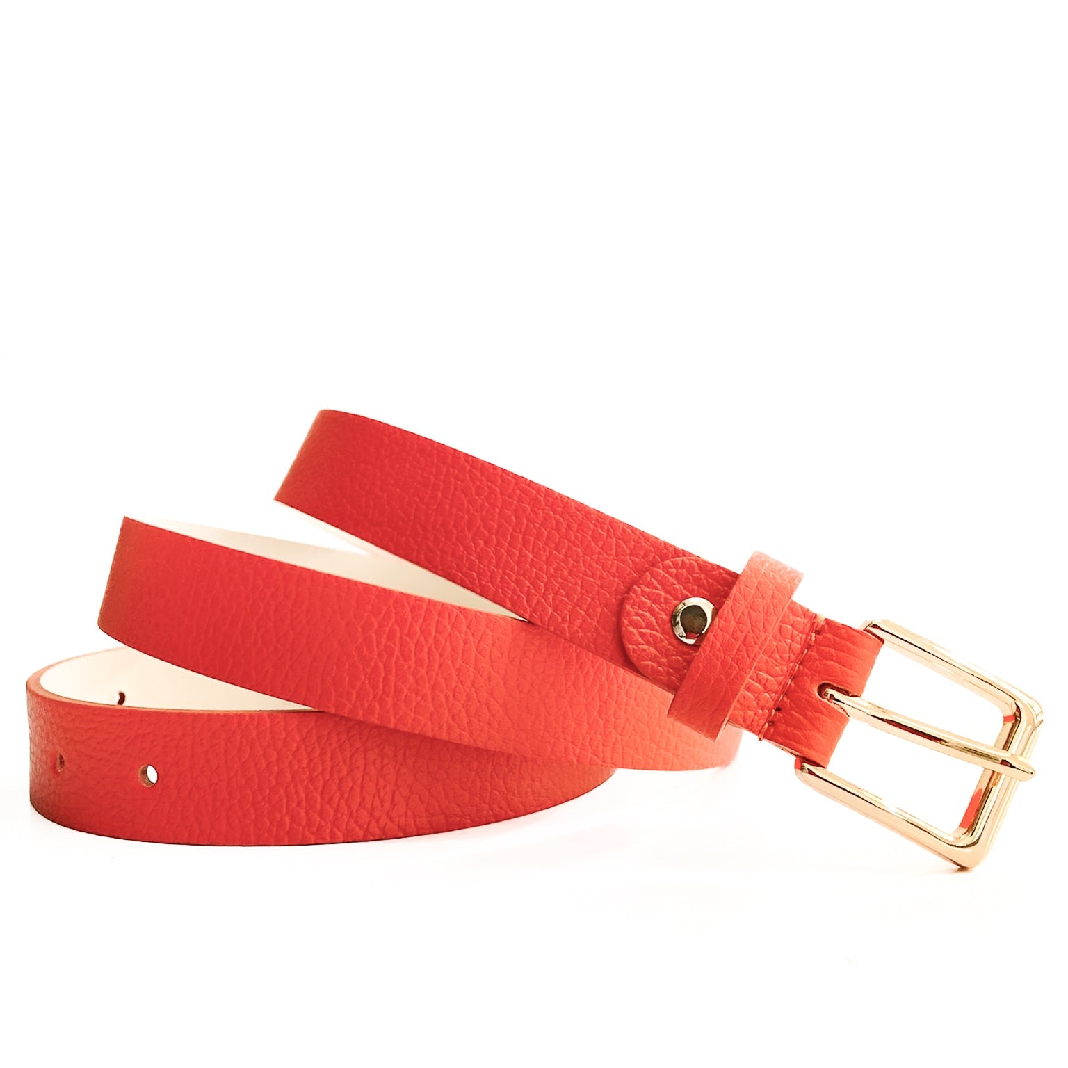 EMILIE-BELT-accessori-cinta-vista-frontale-vitello-arancione