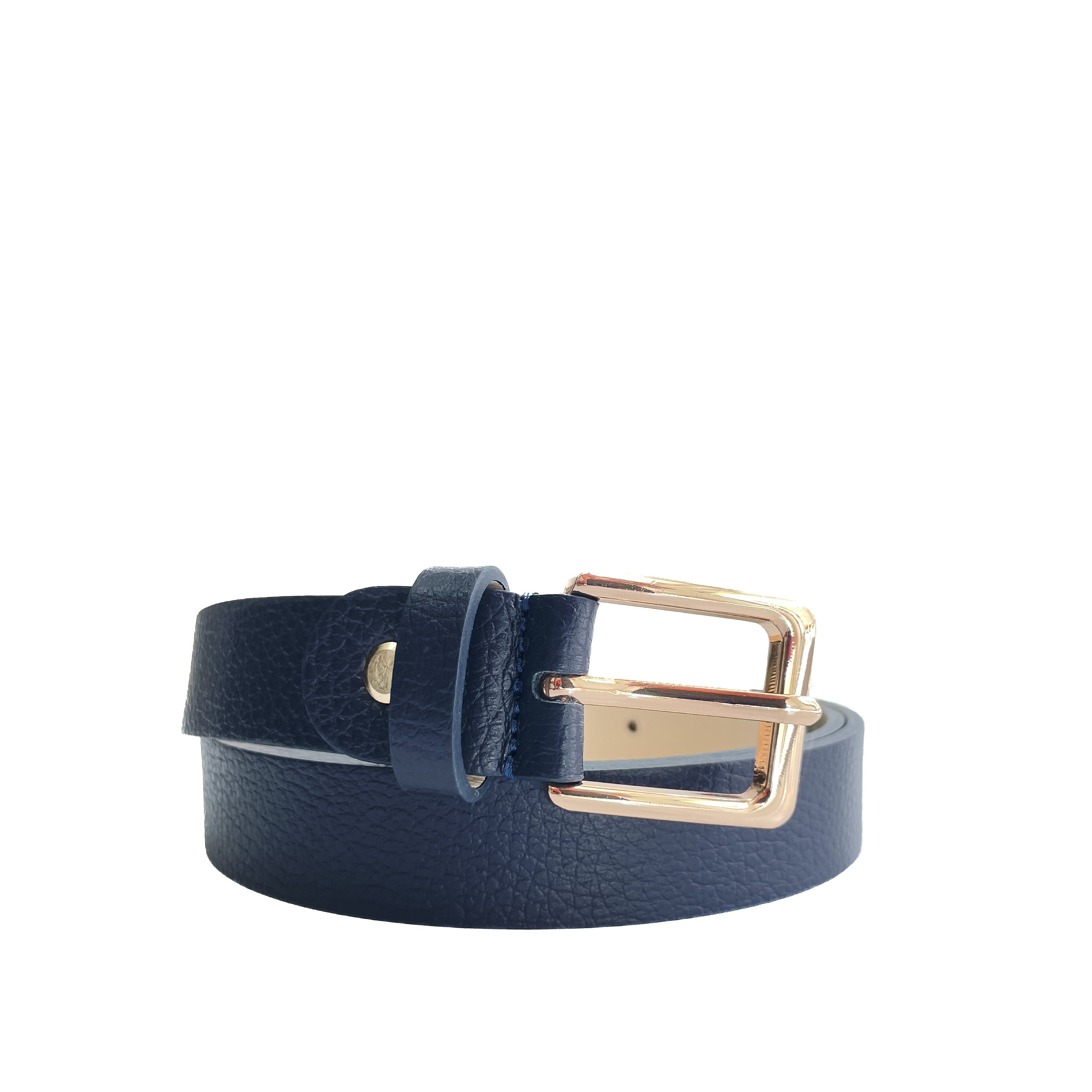 EMILIE-BELT-accessori-cinta-vista-frontale-vitello-blu-navy
