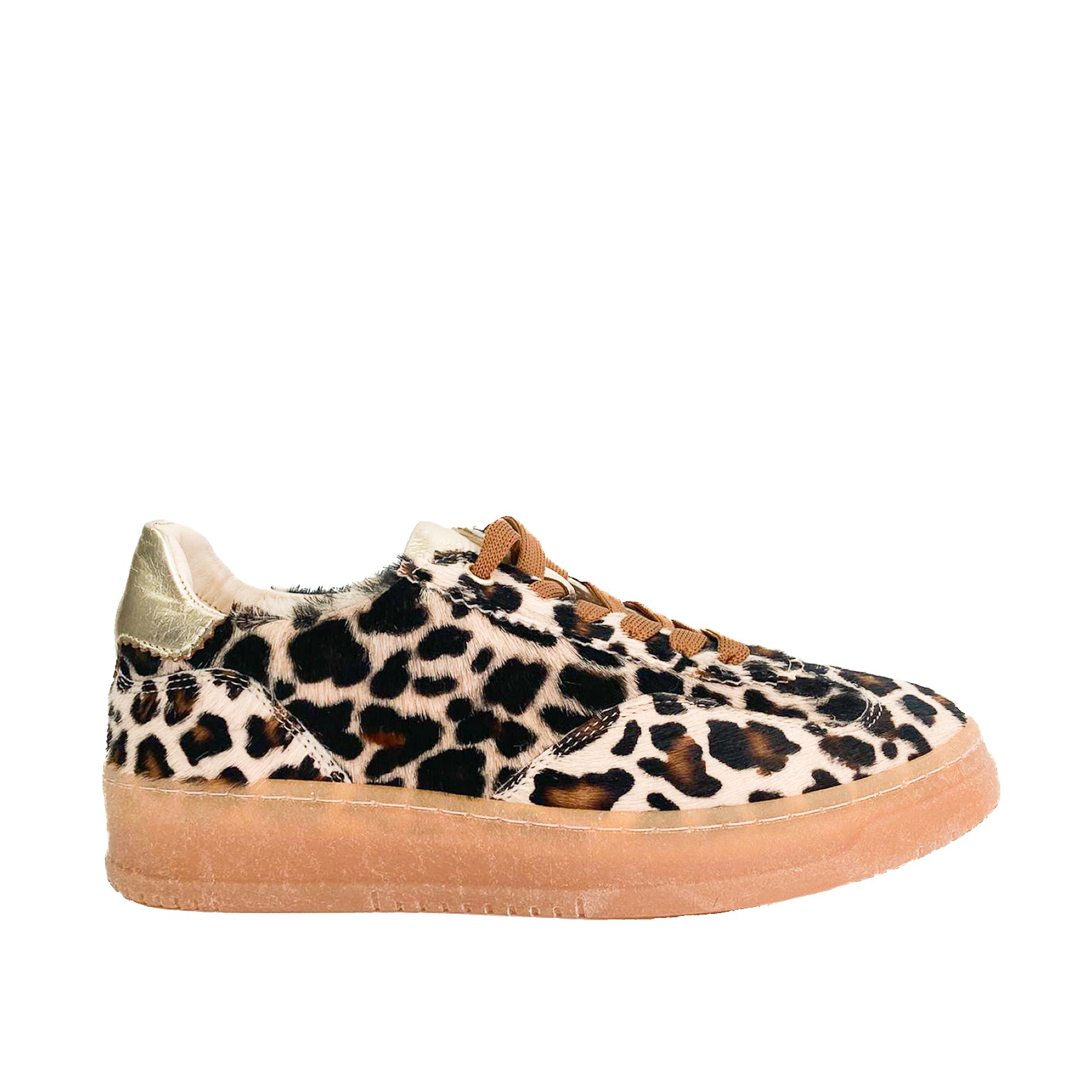 ESSEN-sneakers-vista-laterale-singola-cavallino-maculato-laminato-platino