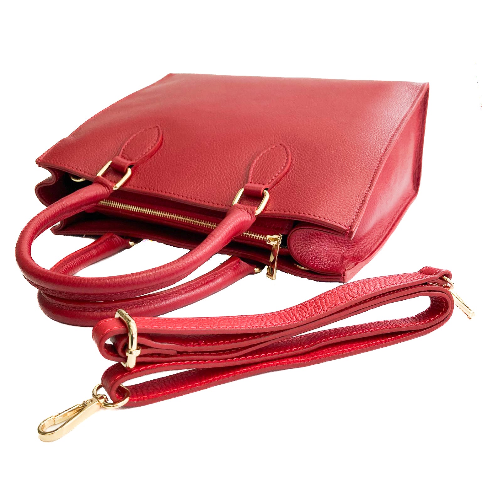 FRANCOFORTE-BAG-borse-vista-lunga-tracolla-fuori-vitello-rosso-scuro