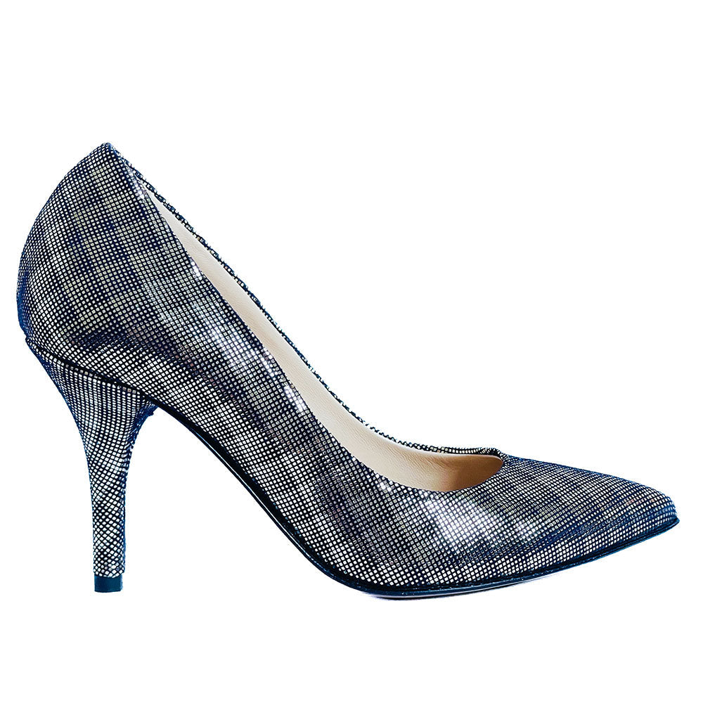 LETY-decollete-vista-laterale-singola-saten-oro-blu