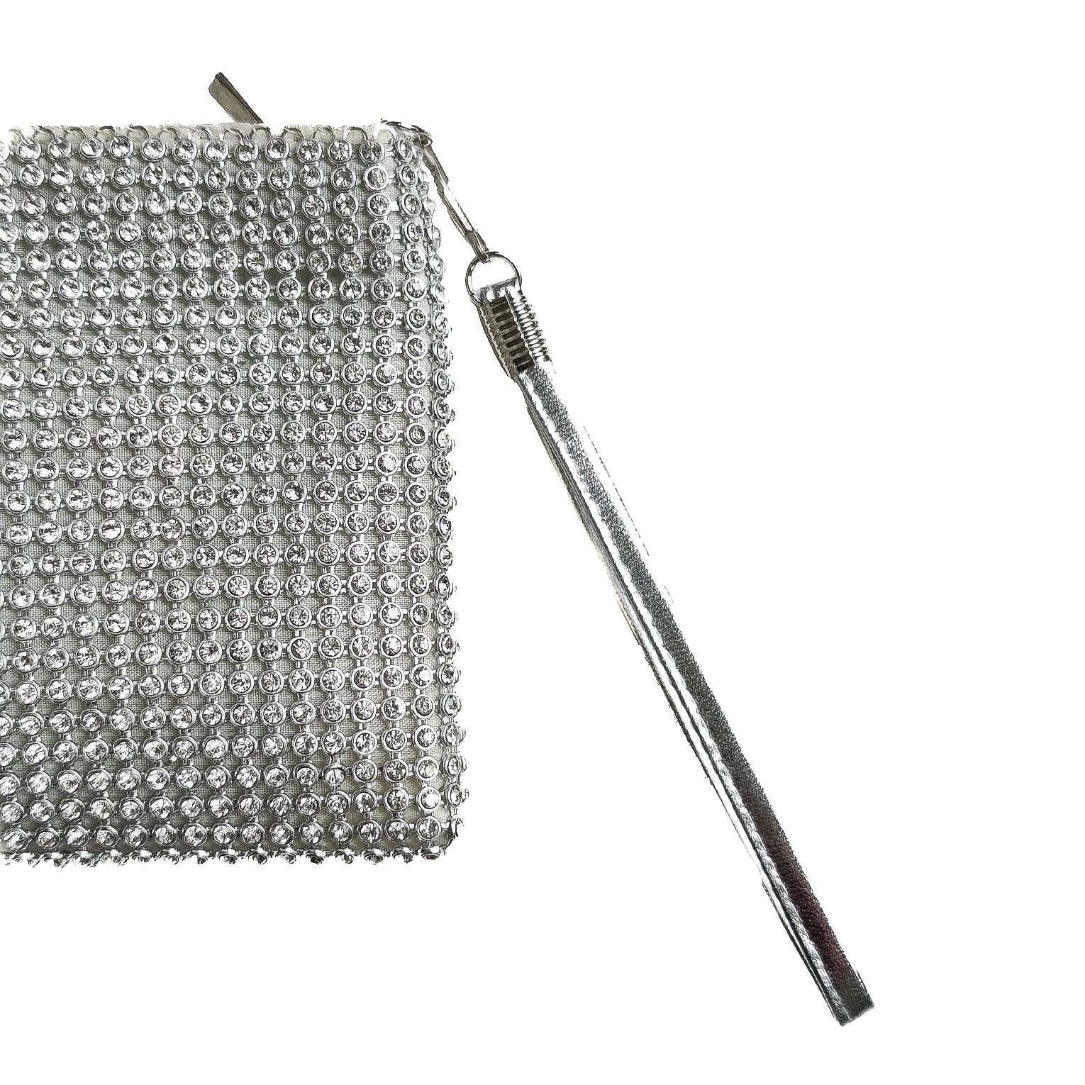 LINDA-BAG-pochette-vista-manichetto-vicino-tessuto-strass-argento