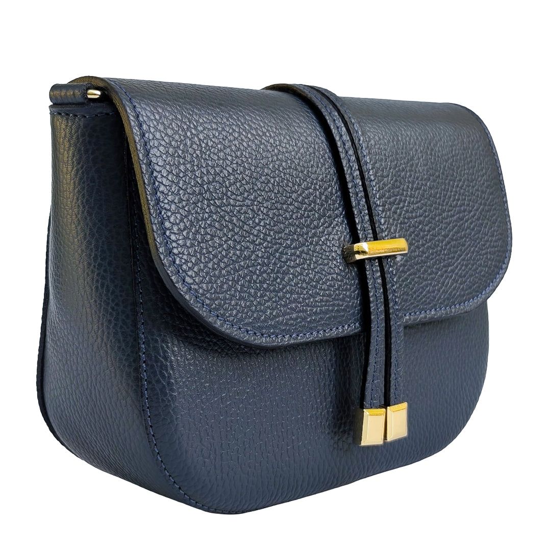 Livia Bag Vitello Blu Navy