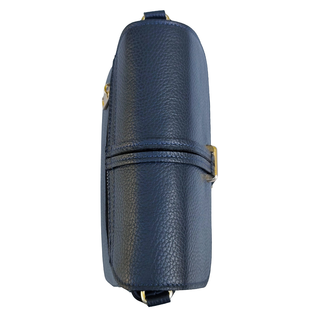 Livia Bag Vitello Blu Navy