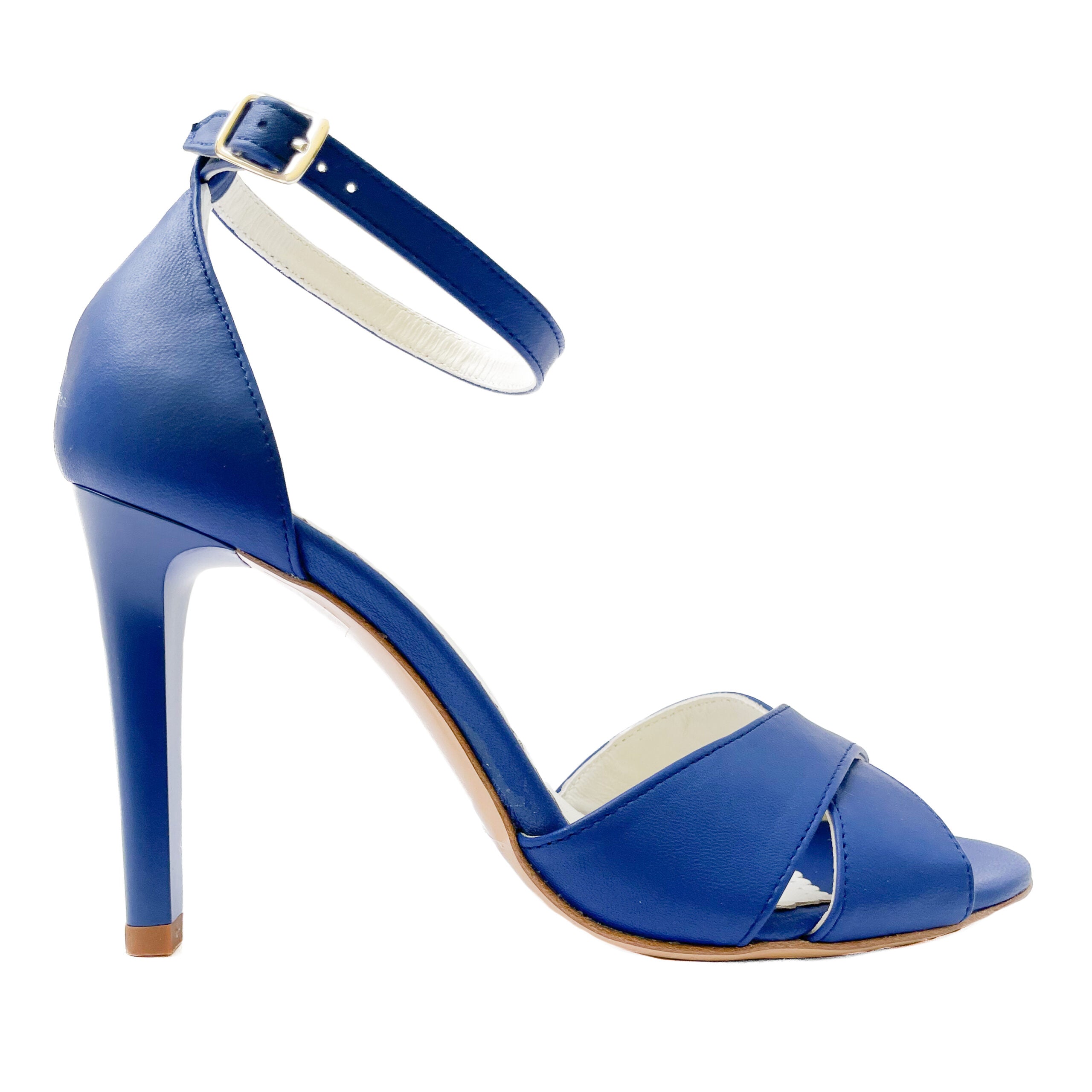 LOTO-sandalo-vista-laterale-nappa-bluette