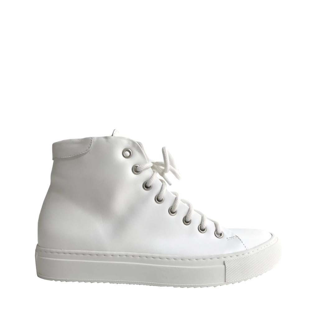 LOUISE-sneakers-alta-vista-laterale-singola-vitello-bianco