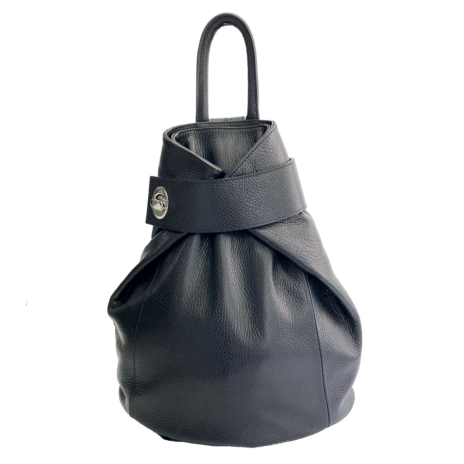 MONTEREY-accessori-zaino-vista-frontale-chiuso-vitello-nero