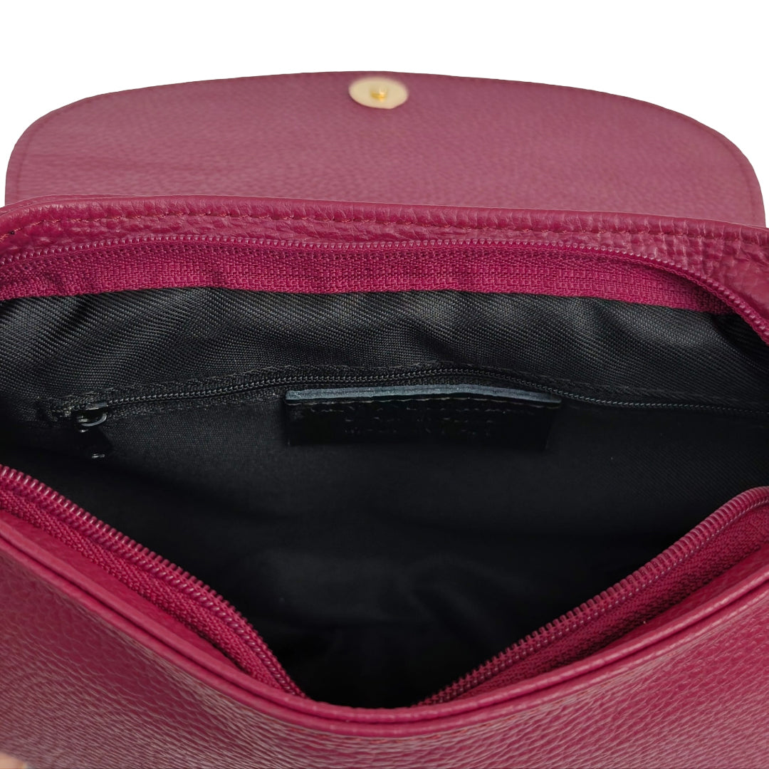 Nora Bag Vitello Amaranto