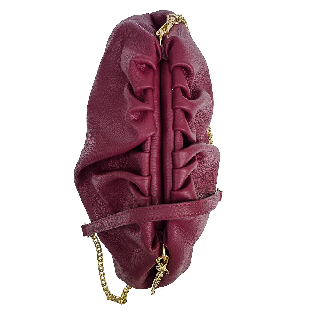 Nuvola M Bag Vitello Bordeaux