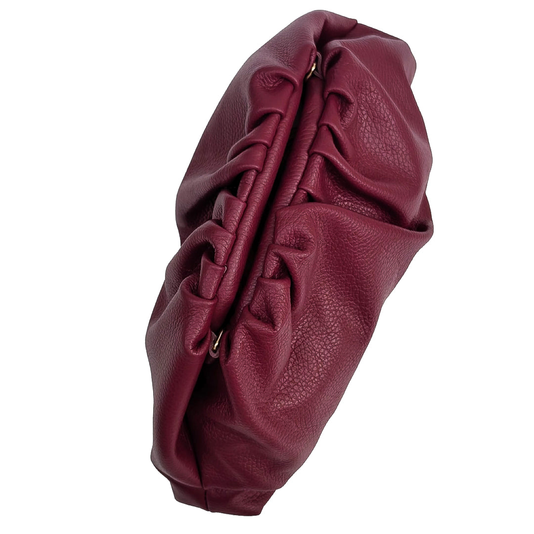 Nuvola M Bag Vitello Bordeaux