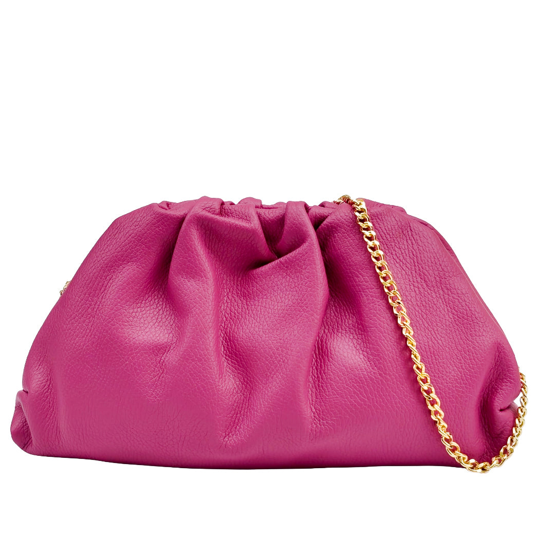 Nuvola M Bag Vitello Fucsia