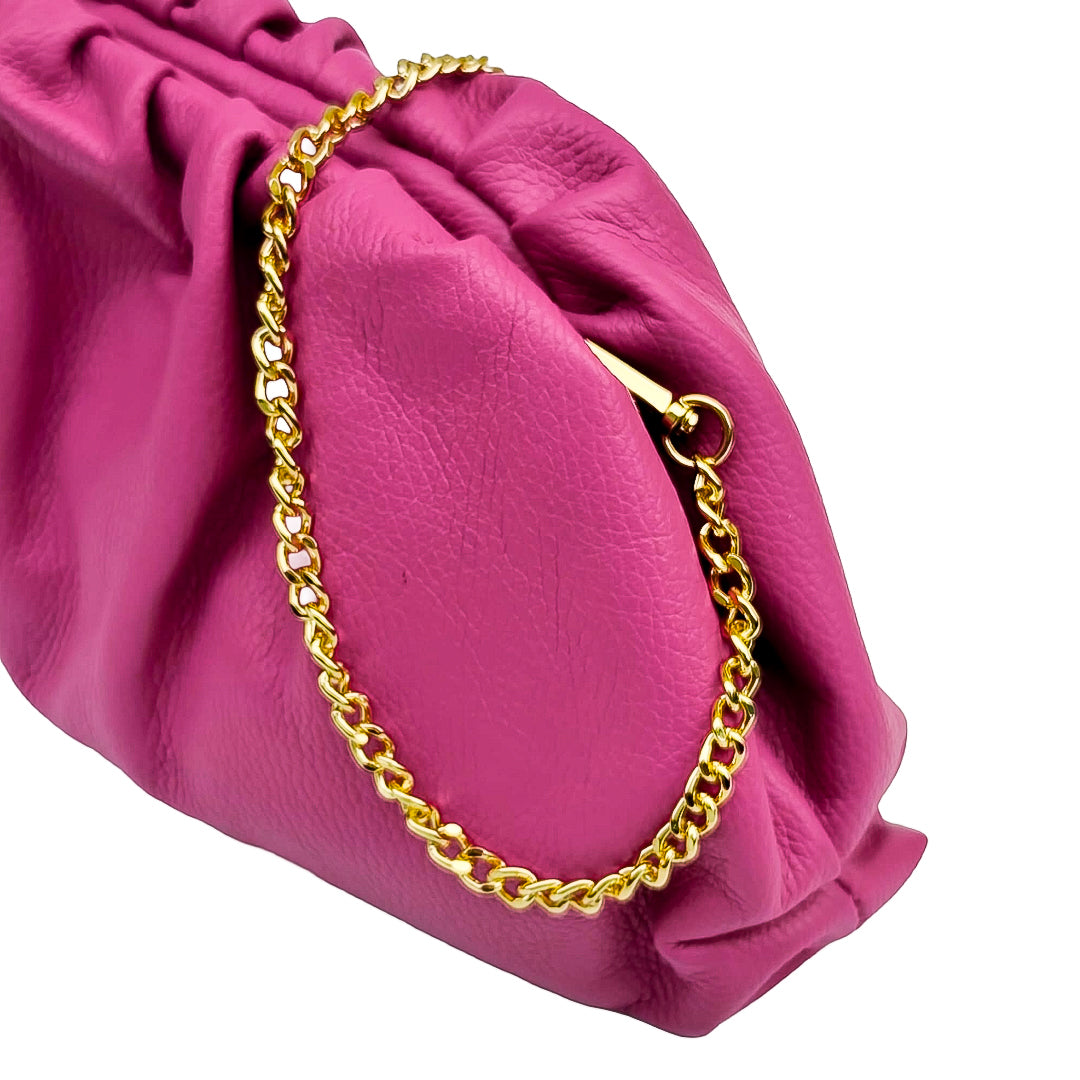 Nuvola M Bag Vitello Fucsia