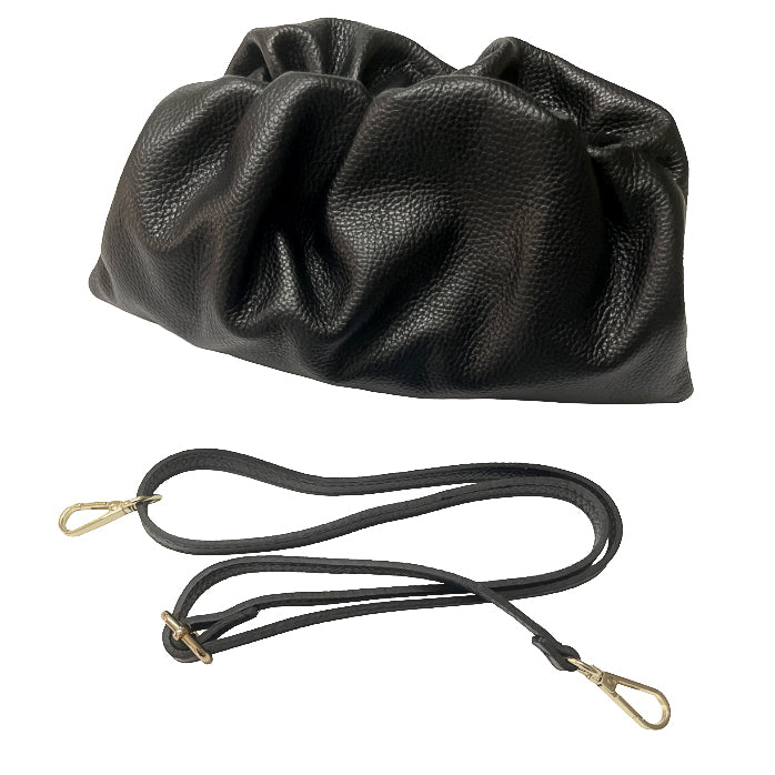 NUVOLA-M-BAG-borsa-clutch-tracolla-vitello-nera-davanti
