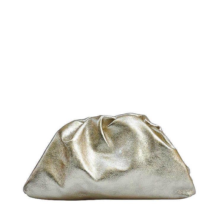 NUVOLETTA-BAG-borse-pochette-vista-frontale-laminato-platino
