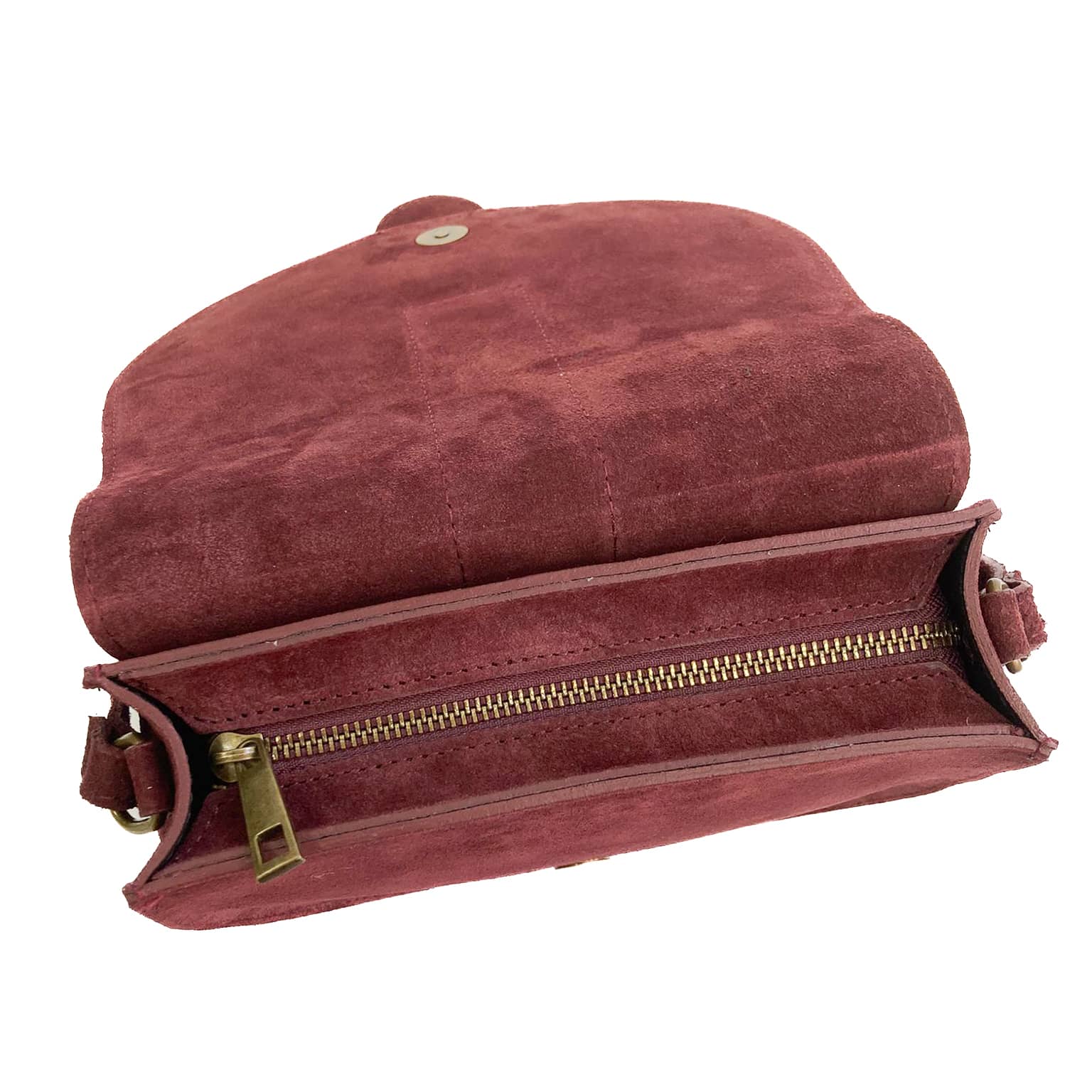 OFELIA-BAG-accessori-borsa-vista-sopra-zip-chiusa-camoscio-bordeaux