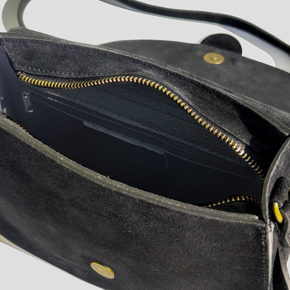 Ofelia Bag Camoscio Nero