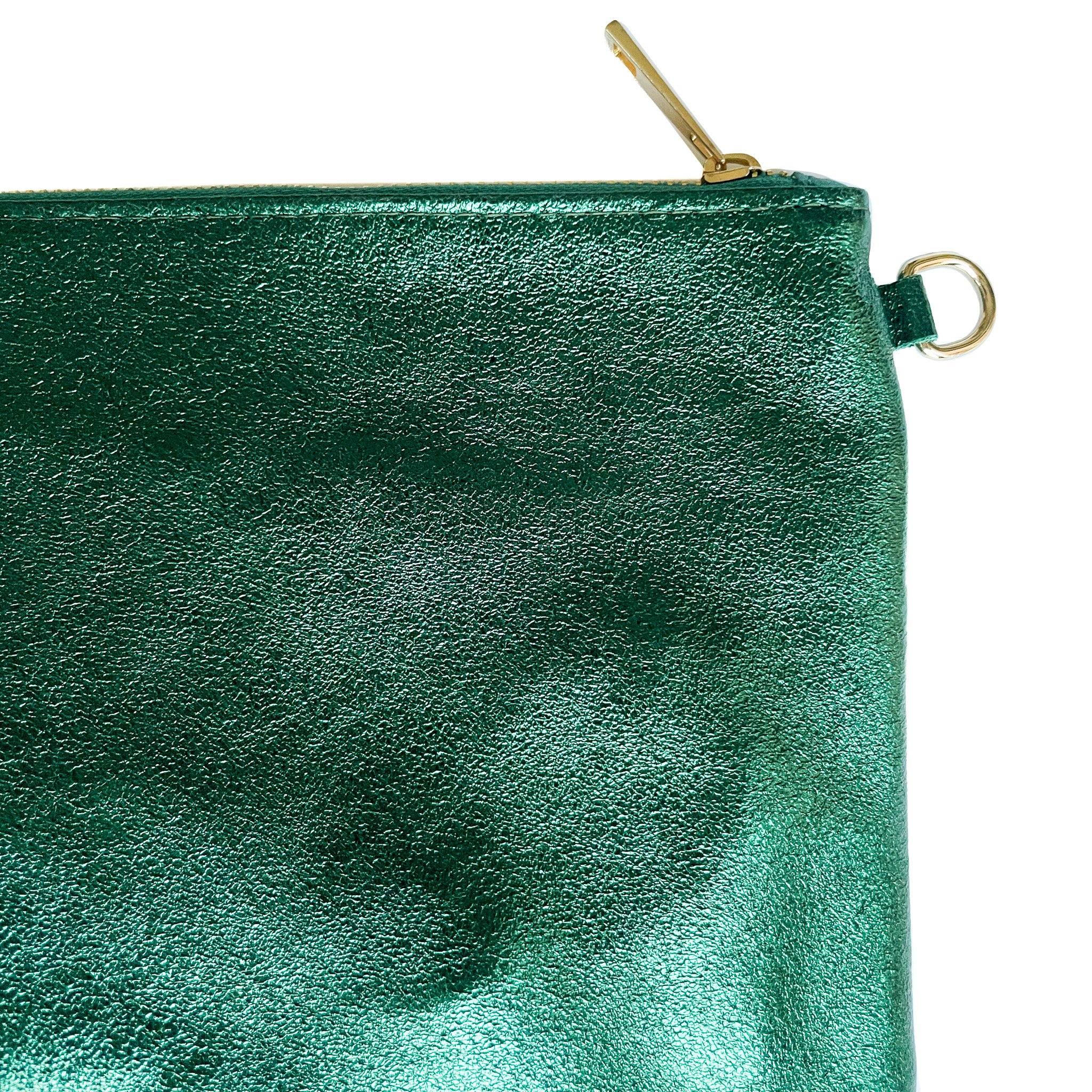 OLIVIA-BAG-borse-pochette-vista-dettaglio-laminato-verdone