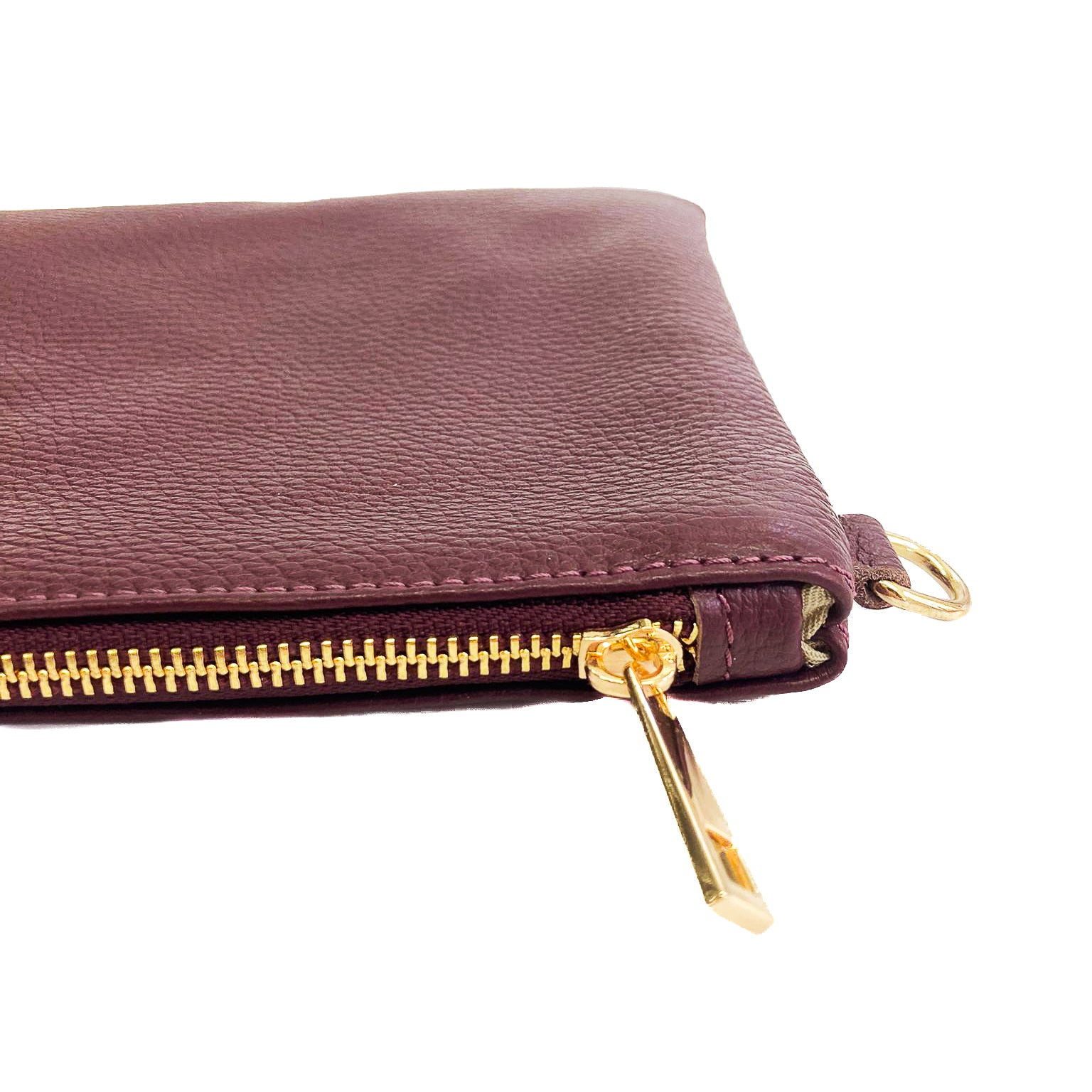 OLIVIA-BAG-borse-pochette-vista-frontale-zip-vitello-bordeaux-scuro