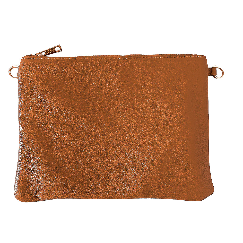OLIVIA-BAG-borse-pochette-vista frontale-vitello-cuoio