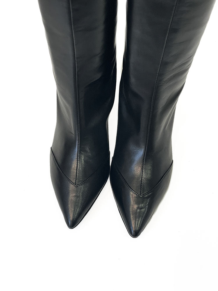 PARIGI-stivale-vista-punta-paio-sopra-nappa-nero-tacco-5