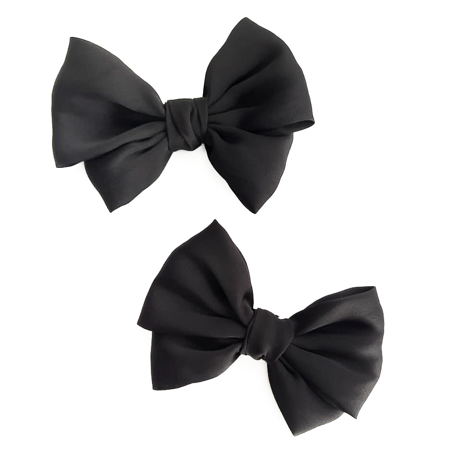 RASO-BOW-accessori-fiocco-vista-frontale-paio-chanel-raso-nero