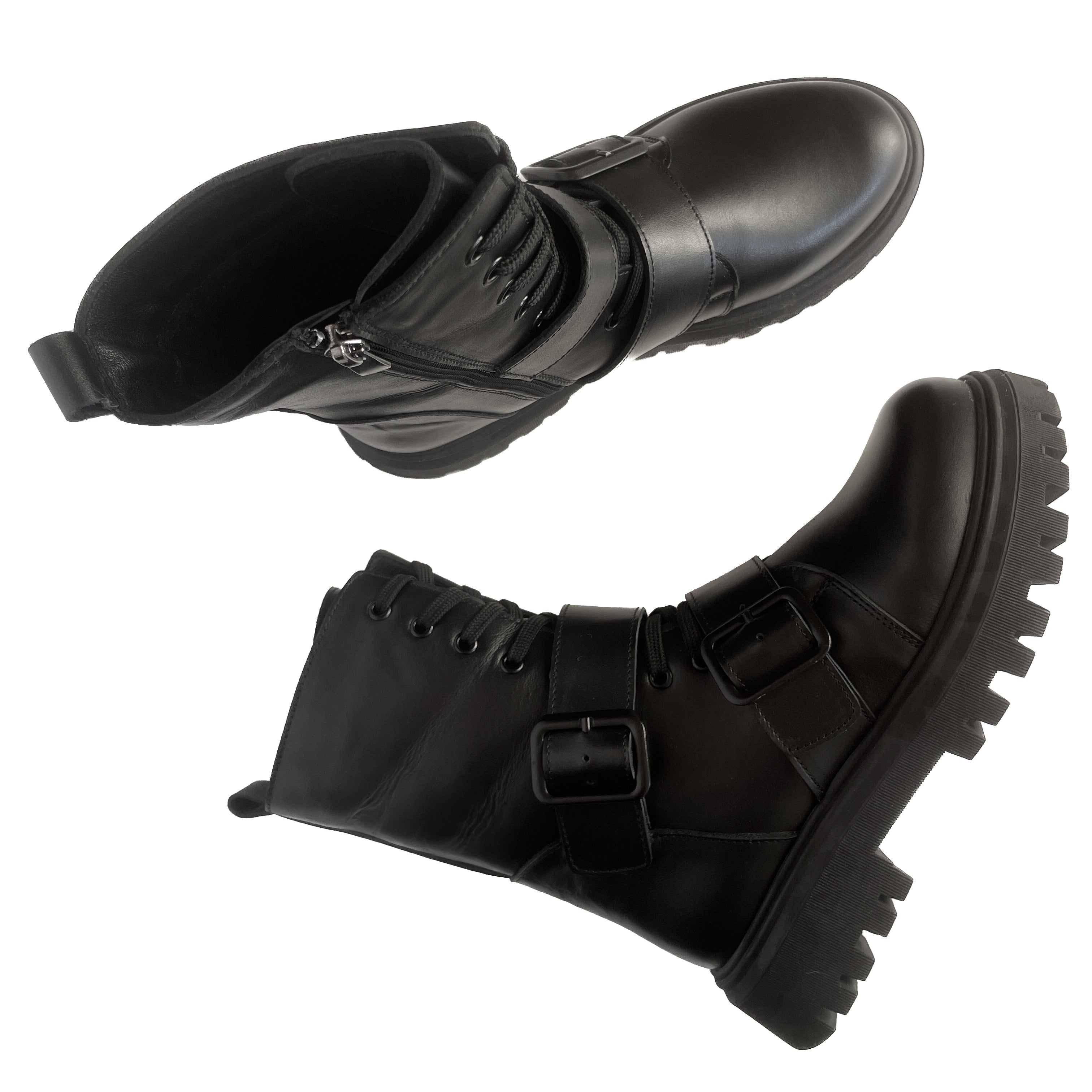 ROTTERDAM-anfibio-vista-laterale-e-punta-sopra-paio-vitello-nero