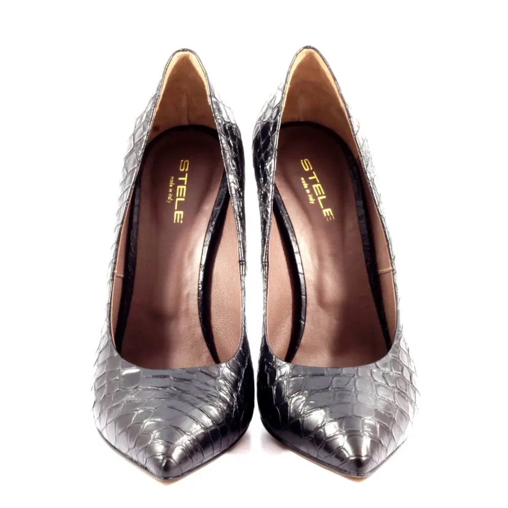 STEFY-decollete-vista-punta-frontale-paio-cocco-nero