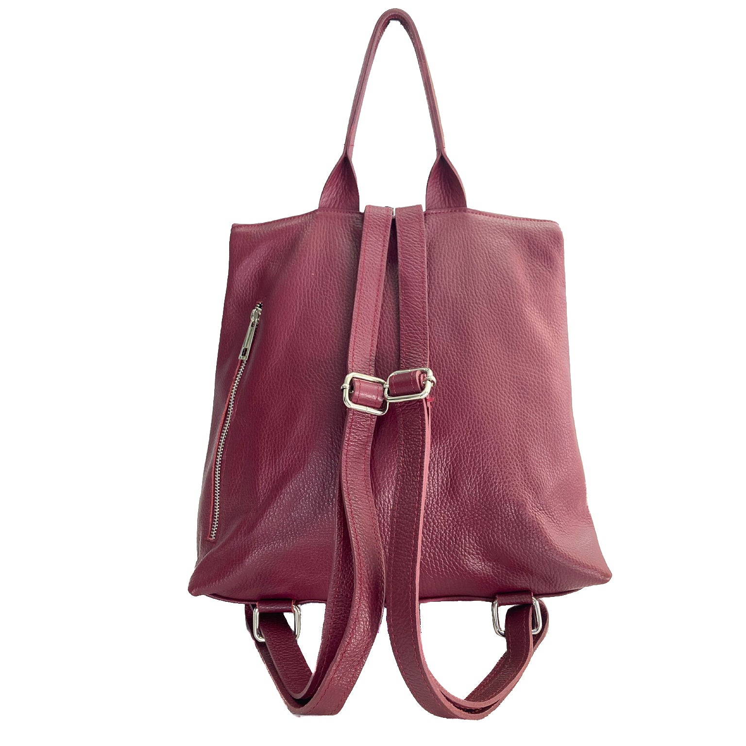 STOCCARDA-BAG-borse-zaino-vista-posteriore-tracolle-vitello-bordeaux