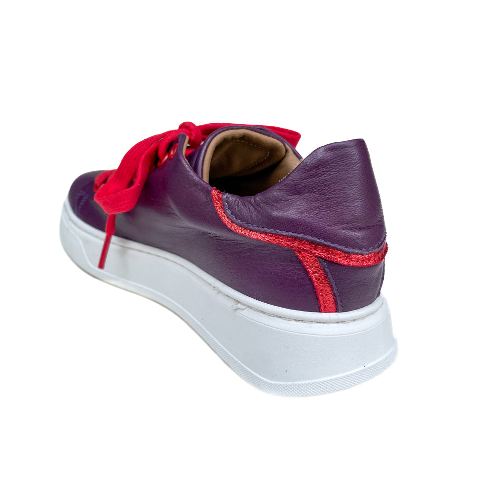 VALERIE-sneakers-vista-tallone-vitello-wine-laminato-rosso