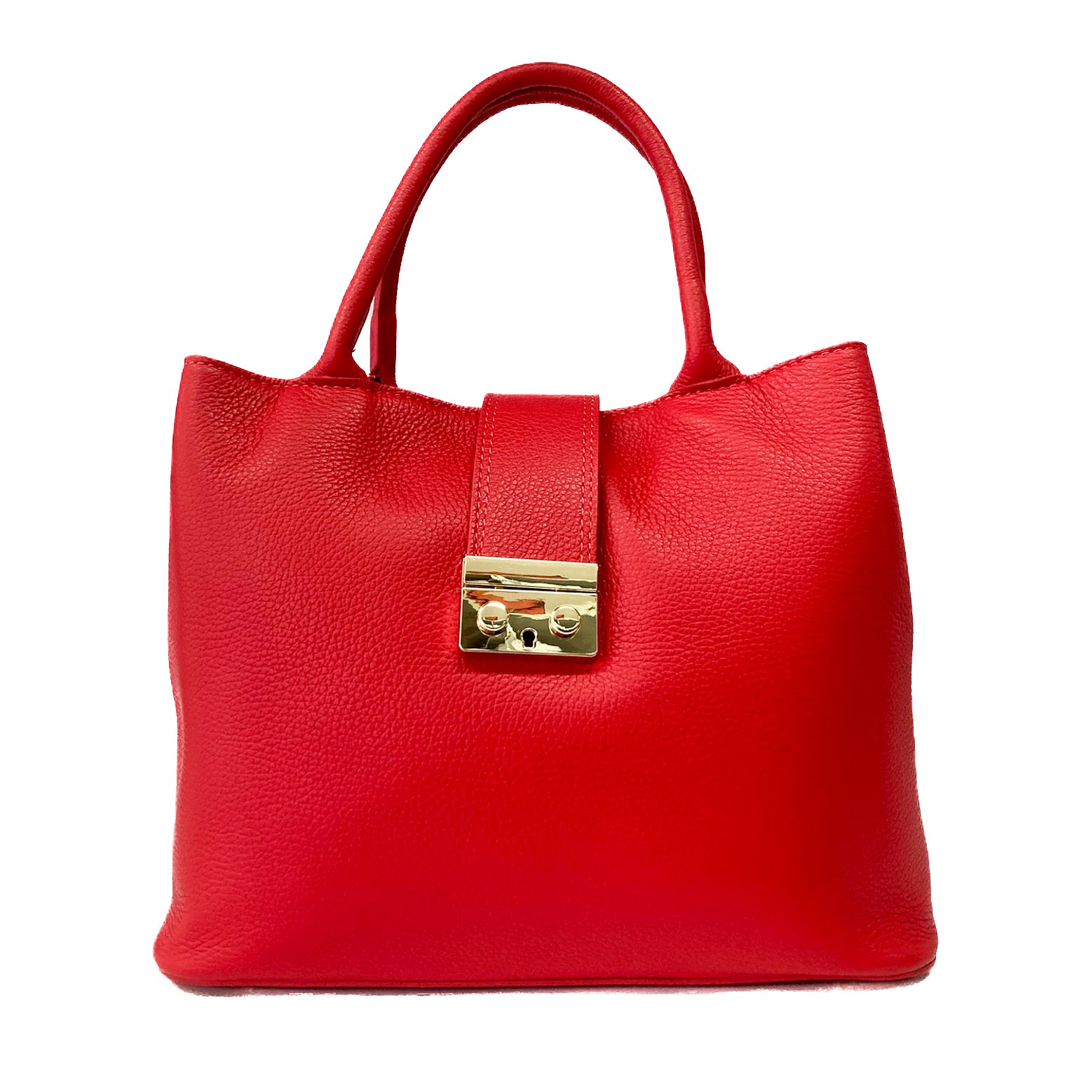 VERCELLI-BAG-borse-vista-frontale-manici-vitello-rosso