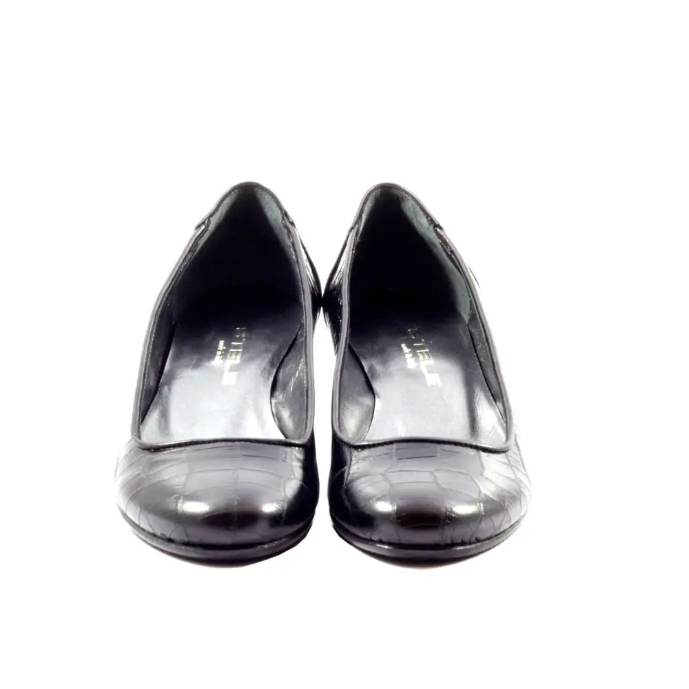 IRIZA-decollete-vista-frontale-cocco-nero-made-in-italy