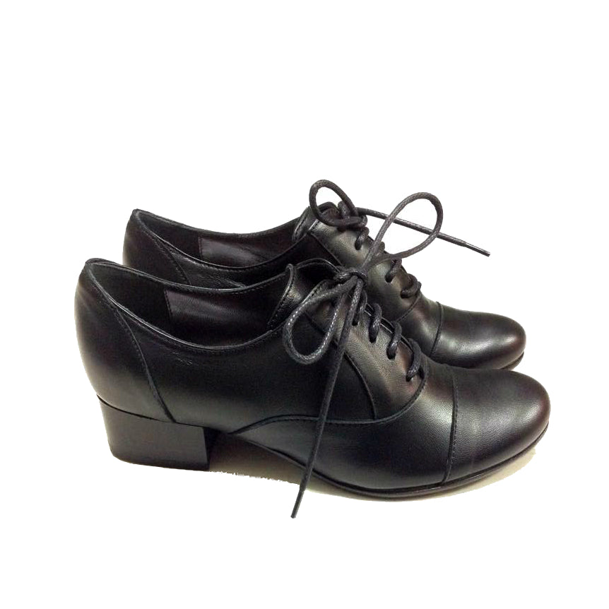 CARMELA-francesina-con-tacco-vista-laterale-paio-nappa-nera