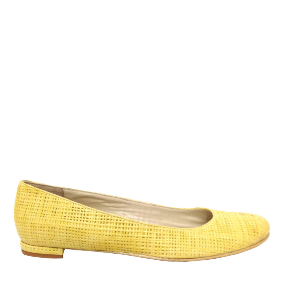 CAMILLE-ballerine-vista-laterale-singola-vitello-intagliato-giallo