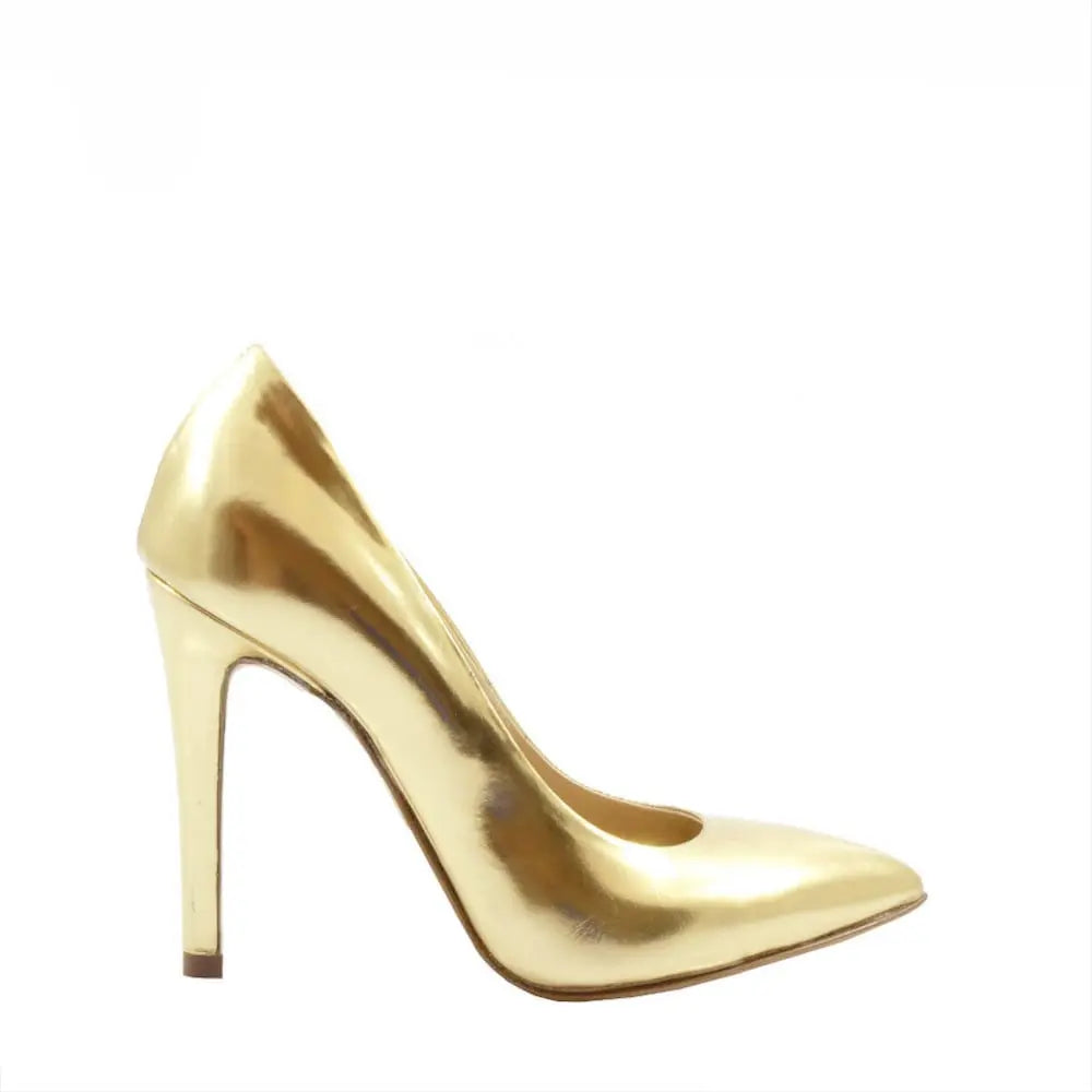 STEFY-decollete-vista-laterale-specchio-oro-made-in-italy