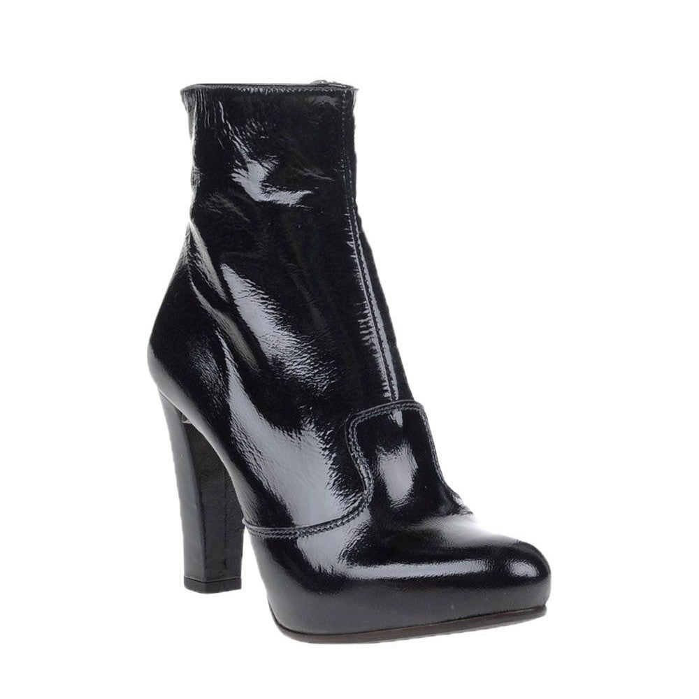 ELSA-tronchetto-stivaletto-vista-punta-davanti-singola-vernice-nuvola-blu-navy