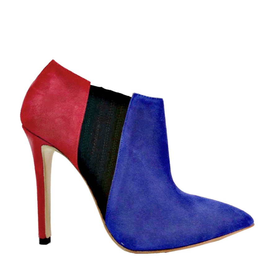 CONCHITA-giroforma-stivaletto-vista-laterale-singola-camoscio-bluette-nero-rosso