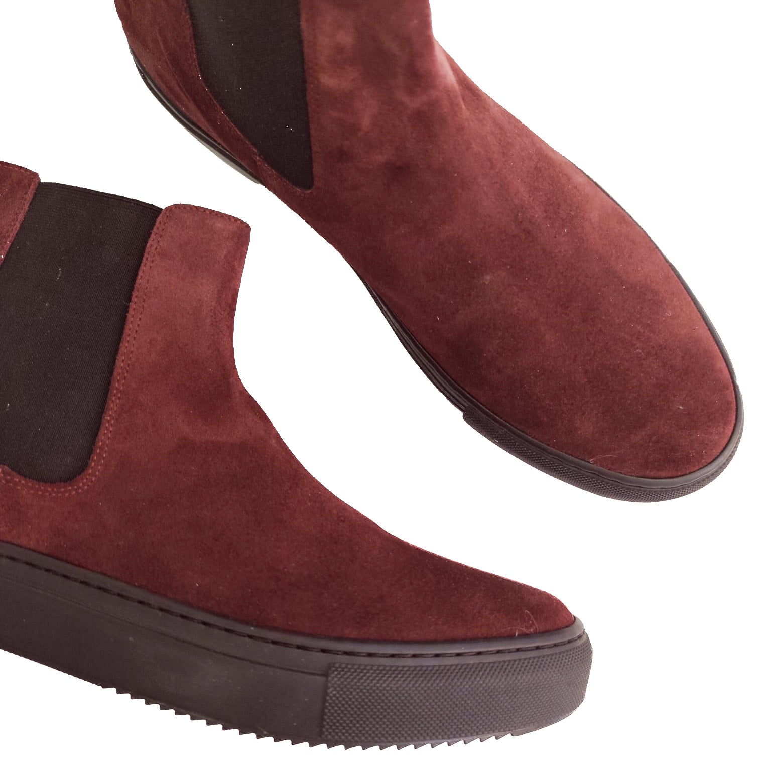 ANDERE-beatles-basso-vista-laterale-e-punta-paio-camoscio-bordeaux