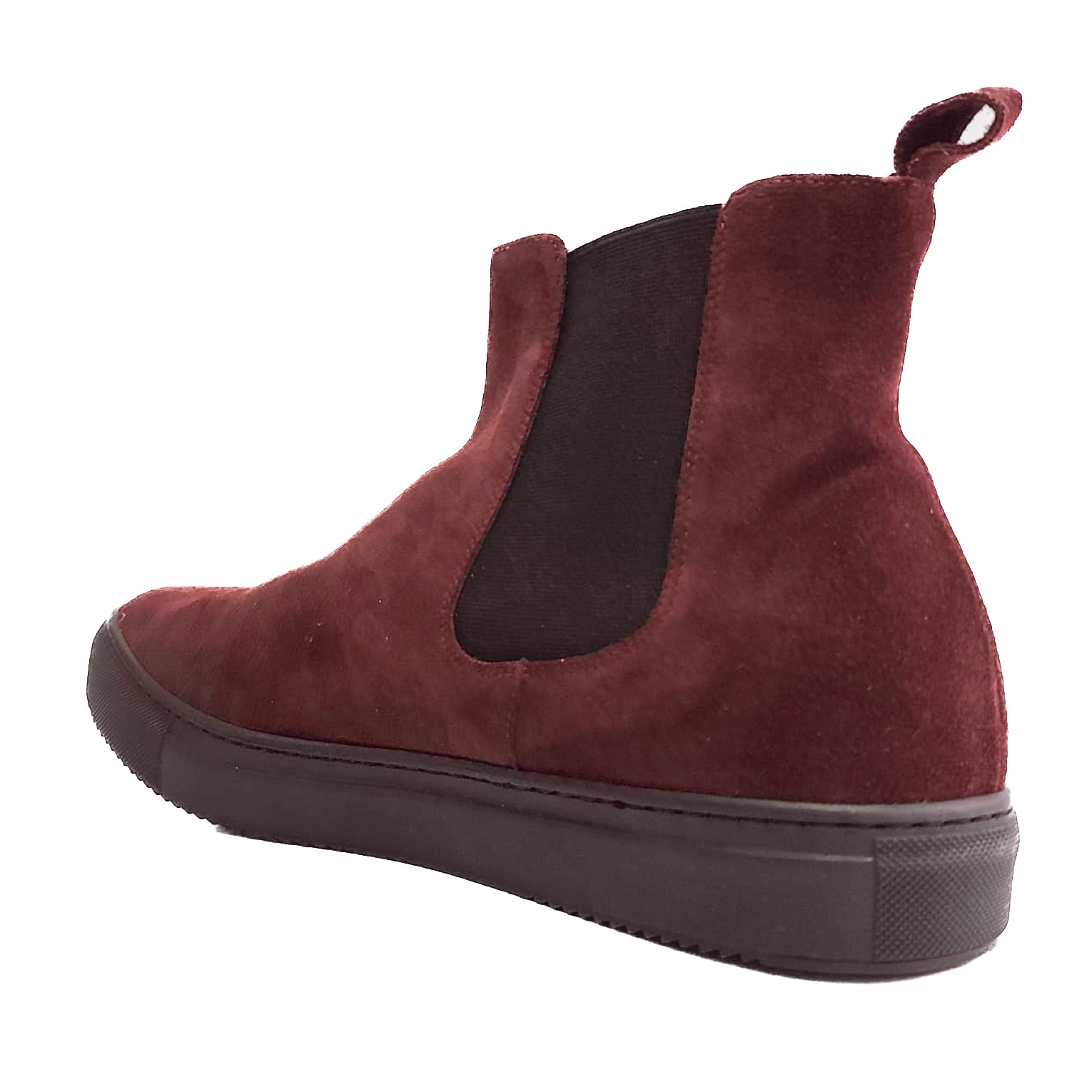 ANDERE-beatles-basso-vista-tallone-singola-camoscio-bordeaux