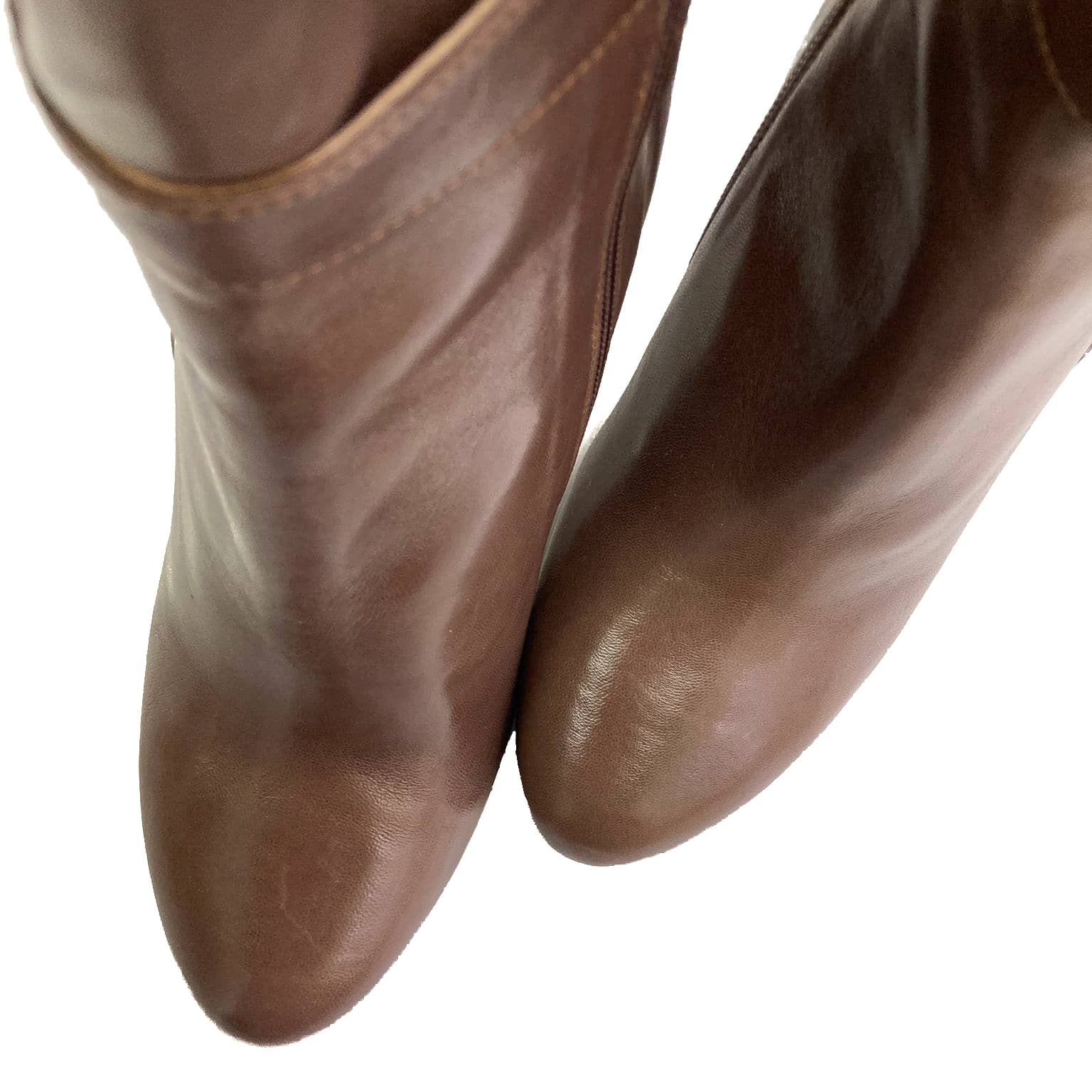 ESMERALDA-tronchetto-vista-sopra-punta-paio-vitello-tortora