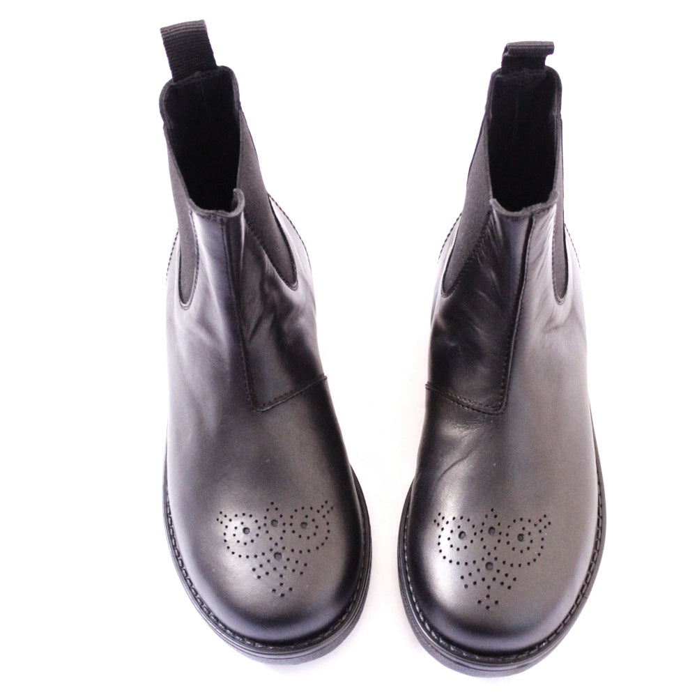 AQUILINA-beatles-stivaletto-vista-punta-sopra-vitello-nero