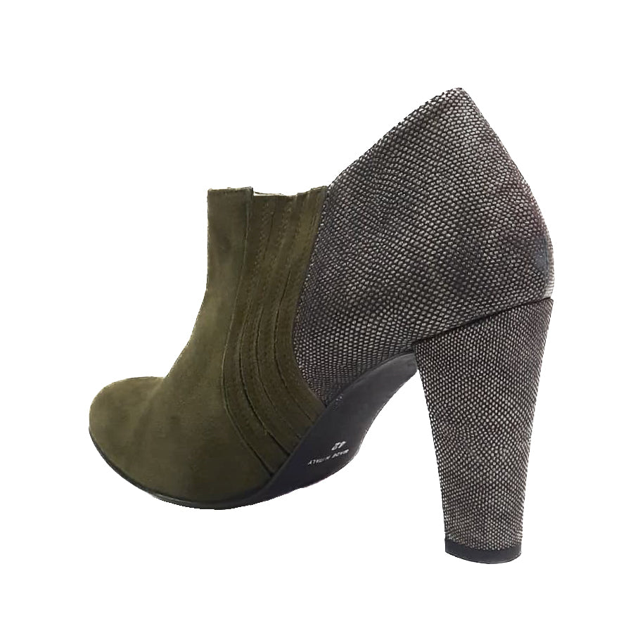 DULCINA-giroforma-stivaletto-vista-tallone-singola-camoscio-verde-muschio