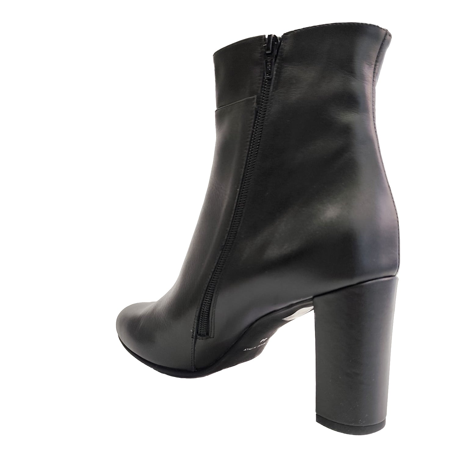 HELENA-stivaletto-tronchetto-vista-tallone-singola-vitello-vernice-nera