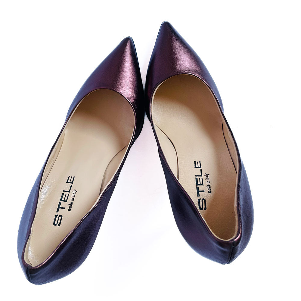 LETY-decollete-vista-punta-sopra-paio-laminato-ramato