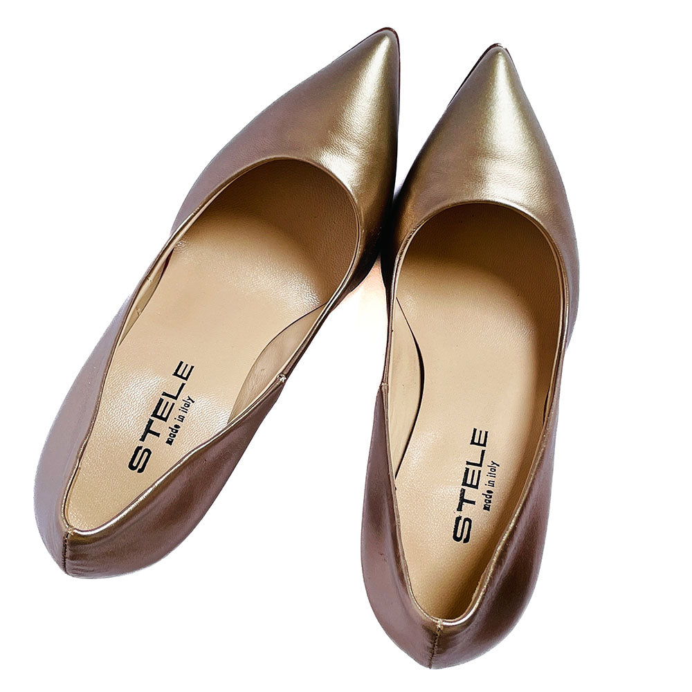 LETY-decollete-vista-punta-sopra-paio-laminato-champagne